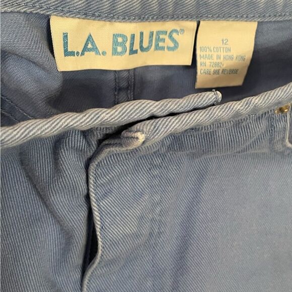 Vintage LA Blues High Waist Mom Shorts Size 12 - Picture 3 of 5